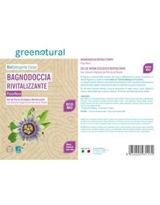 Etichette FLACONE 20 pz - BAGNODOCCIA PASSIFLORA