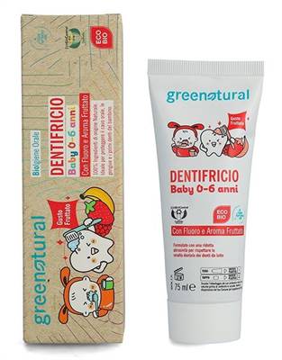 > DENTIFRICIO BABY - con FLUORO AROMA FRUTTATO - 75ml