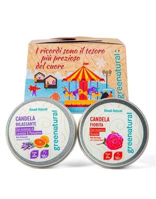 BAULETTO Giostra Incantata - Candela lavanda, fiorita