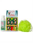 CASETTA MAGICA Verde Bagnodoccia legno e petali +spugna
