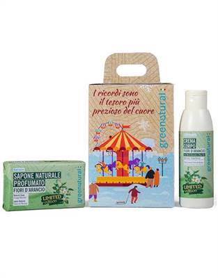 XMAS BOX Giostra Incantata - Crema fiori d'arancio + sapone profumato