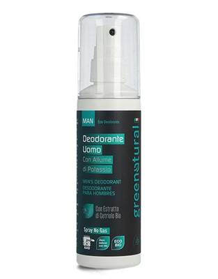 > DEODORANTE UOMO No Gas con Allume - ecobio - 100ml