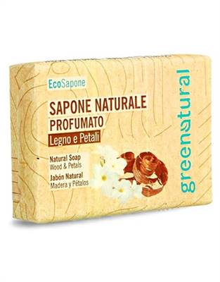 Saponetta Personalizzata LEGNO E PETALI - 75g