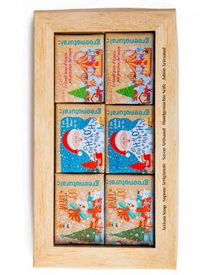 XMAS EDITION Cofanetto Saponette Natale 6 pz 75g (Peggy+Babbo+Giostra)