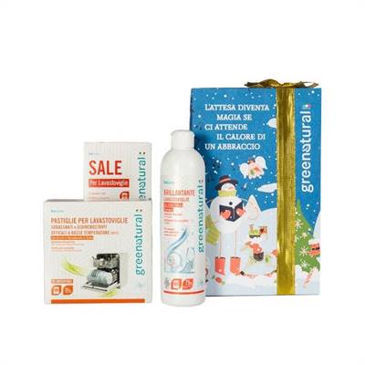 XMAS BOX LAVASTOVIGLIE - Tabs Lavastoviglie 25pz + Brillantante + Sale